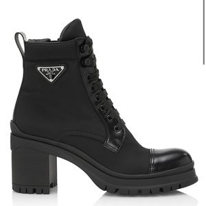 Brand New Prada Recycled Nylon Chunky Boots